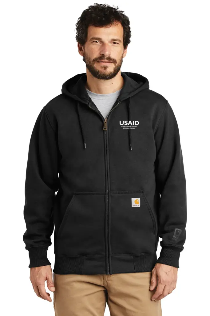 USAID Kiche - Carhartt Rain Defender Paxton Heavyweight Hooded Zip-Front Sweatshirt