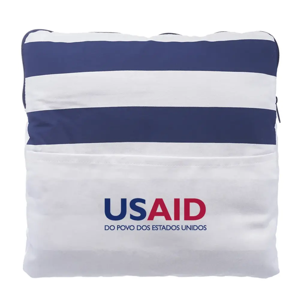 USAID Brazilian Portuguese - 2-in-1 Cordova Pillow Blankets