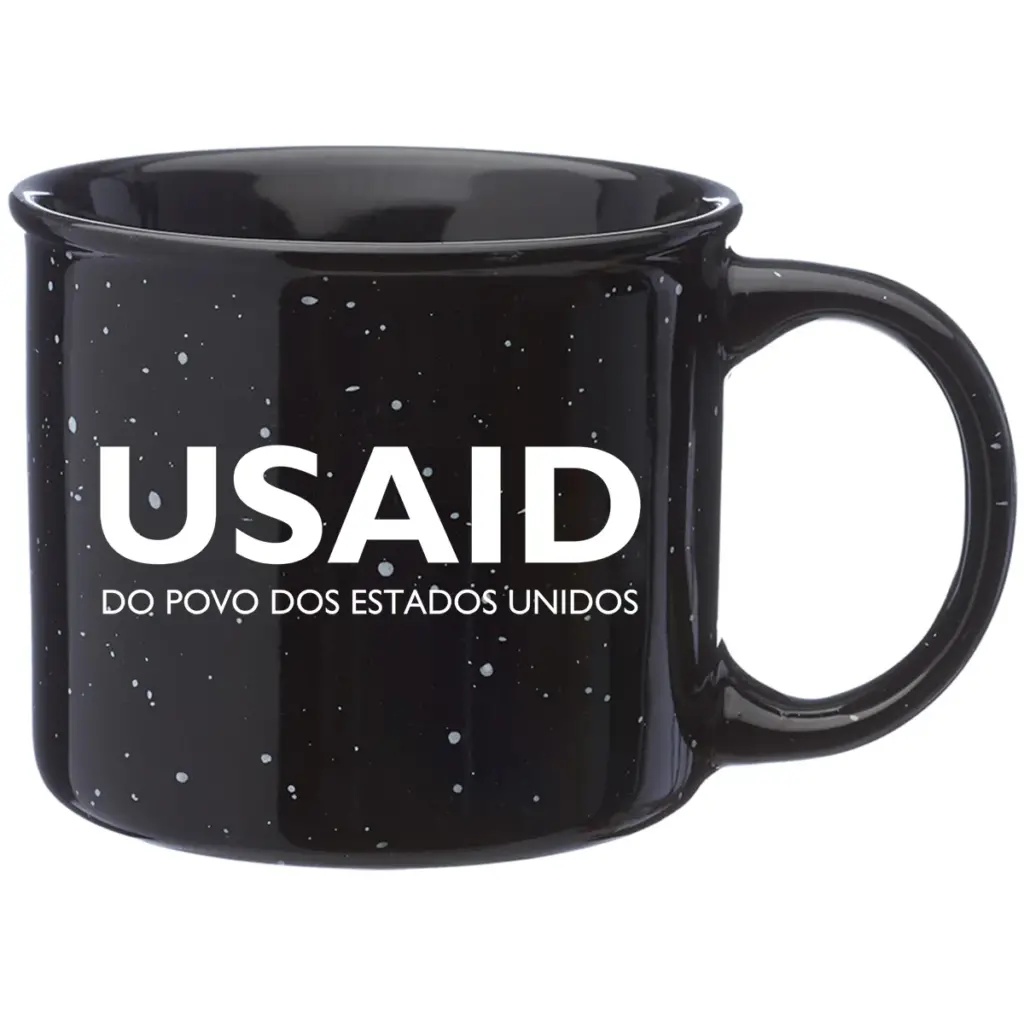 USAID Portuguese - 13 Oz. Ceramic Campfire Coffee Mugs