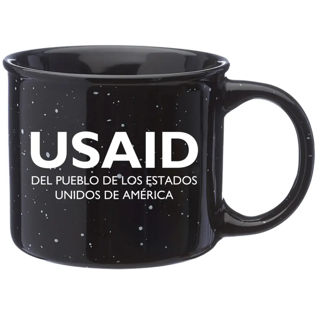 USAID Spanish - 13 Oz. Ceramic Campfire Coffee Mugs