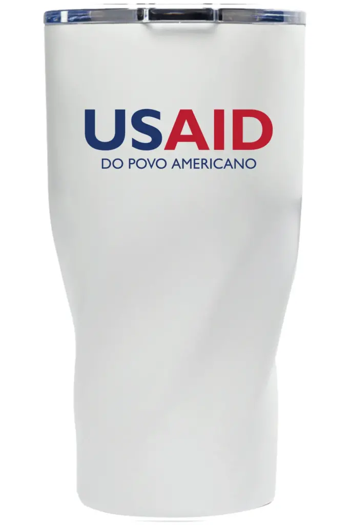 USAID Portuguese Continental - Wavey Mavey 20 Oz. Travel Tumblers