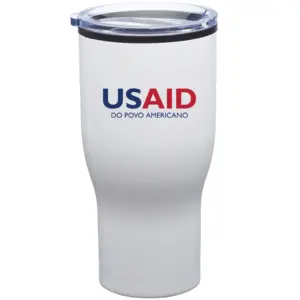 USAID Portuguese Continental - 28 Oz. Challenger Stainless Steel Travel Mugs Tumbler
