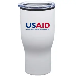 USAID Aymara - 28 Oz. Challenger Stainless Steel Travel Mugs Tumbler