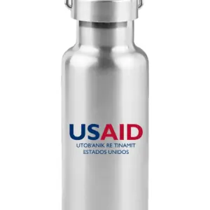 USAID Kiche - 17 Oz. Stainless Steel Canteen Water Bottles