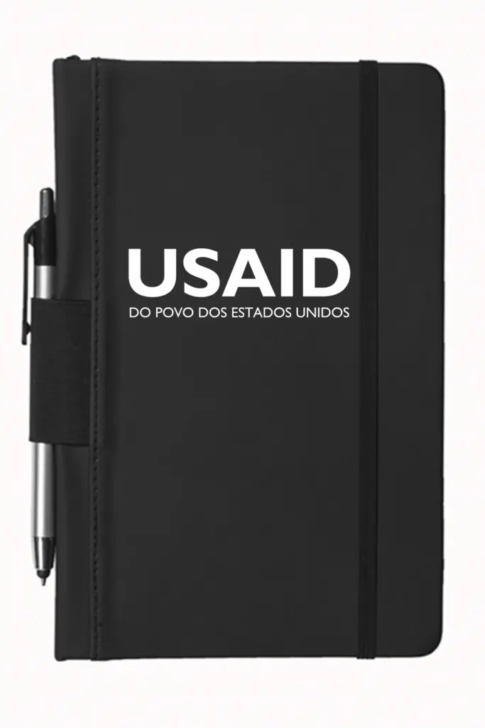 USAID Portuguese - 5"x9" Executive Notebooks with Pen