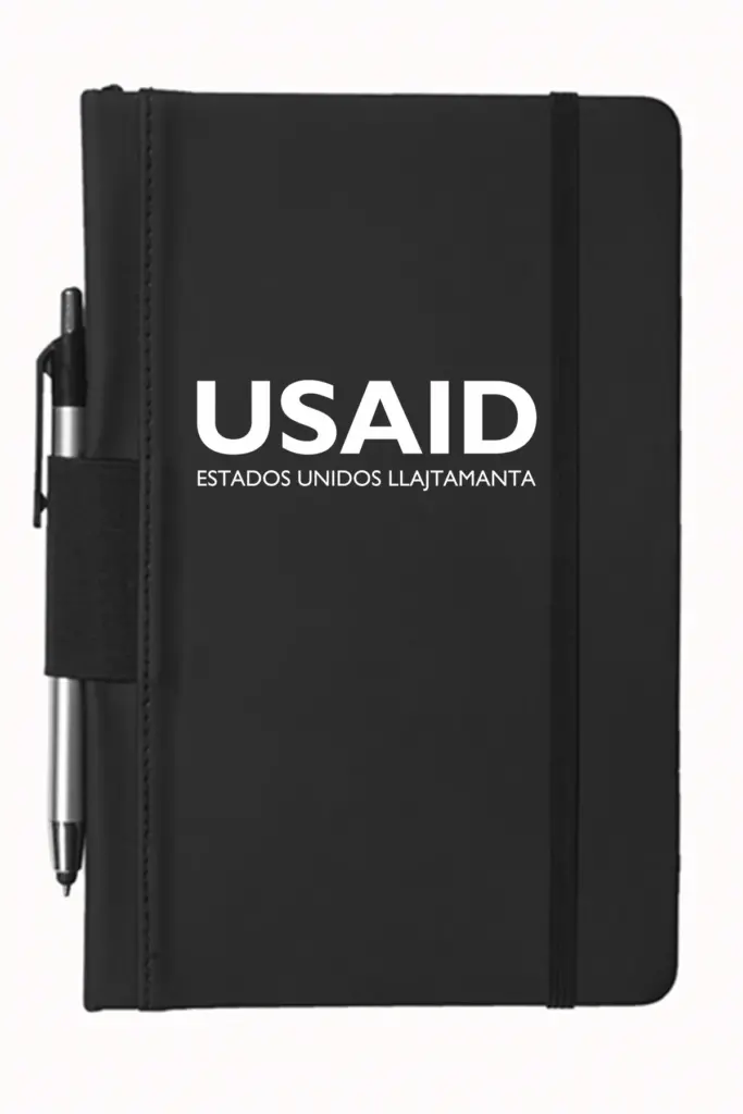 USAID Quechua - 5"x9" Executive Notebooks with Pen