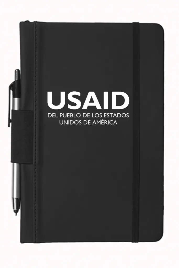 USAID Spanish - 5"x9" Executive Notebooks with Pen