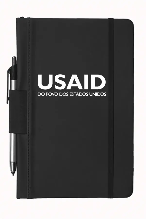 USAID Brazilian Portuguese - 5"x9" Executive Notebooks with Pen