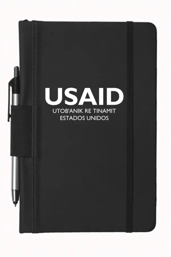 USAID Kiche - 5"x9" Executive Notebooks with Pen
