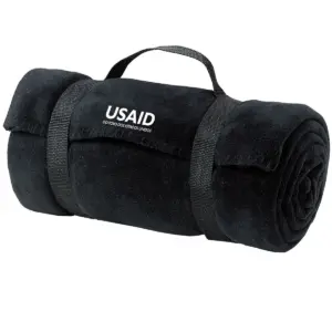 USAID Brazilian Portuguese - Port Authority Value Fleece Blanket w/ Strap