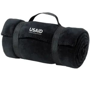 USAID Aymara - Port Authority Value Fleece Blanket w/ Strap
