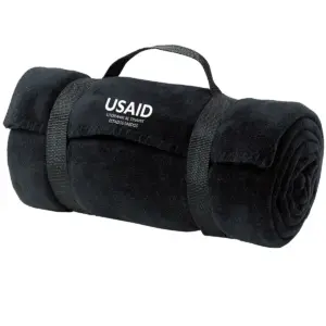 USAID Kiche - Port Authority Value Fleece Blanket w/ Strap