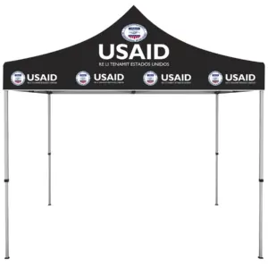 USAID Qeqchi - ONE CHOICE 10 ft. Steel Canopy Tent Dye-Sub Graphic Package