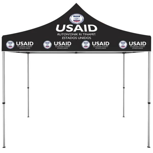USAID Kaqchikel - ONE CHOICE 10 ft. Steel Canopy Tent Dye-Sub Graphic Package