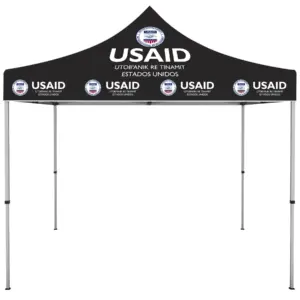 USAID Kiche - ONE CHOICE 10 ft. Steel Canopy Tent Dye-Sub Graphic Package
