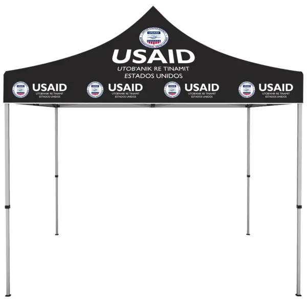 USAID Kiche - ONE CHOICE 10 ft. Steel Canopy Tent Dye-Sub Graphic Package