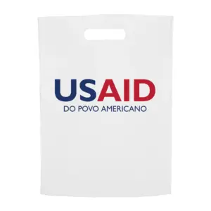 USAID Portuguese Continental - Non-Woven Exhibition Tote Bags (11"x14")