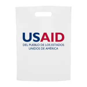 USAID Spanish - Non-Woven Exhibition Tote Bags (11"x14")