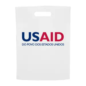 USAID Brazilian Portuguese - Non-Woven Exhibition Tote Bags (11"x14")