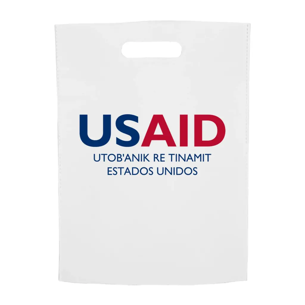 USAID Kiche - Non-Woven Exhibition Tote Bags (11"x14")