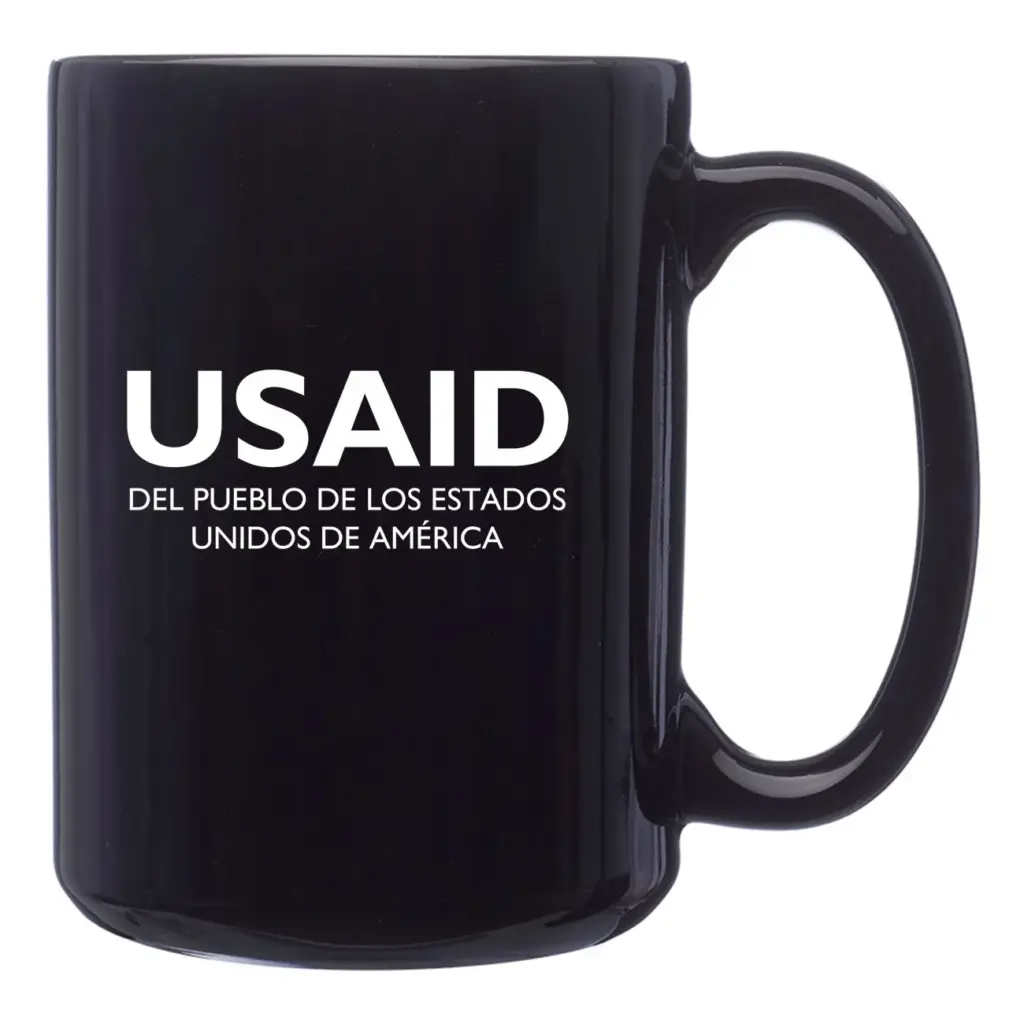 USAID Spanish - 15 Oz. Large El Grande Coffee Mugs