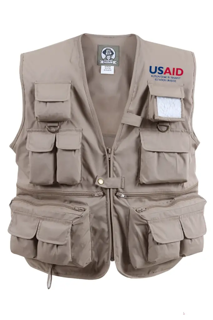 USAID Kaqchikel - Uncle Milty's Khaki Travel Vest Min 12 pcs