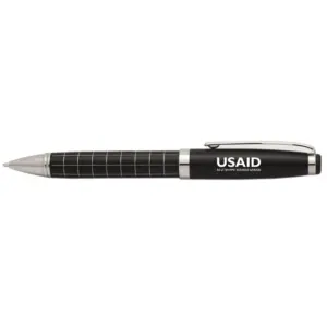 USAID Qeqchi - Onyx Grid Metal Pens