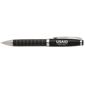 USAID Spanish - Onyx Grid Metal Pens