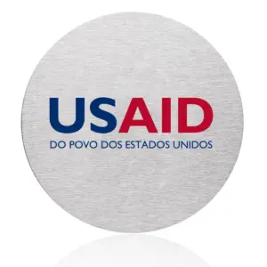 USAID Portuguese - Osaka Stainless Steel Round Coasters
