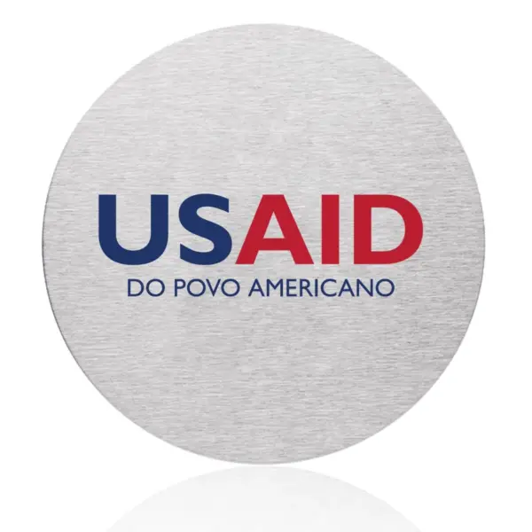 USAID Portuguese Continental - Osaka Stainless Steel Round Coasters