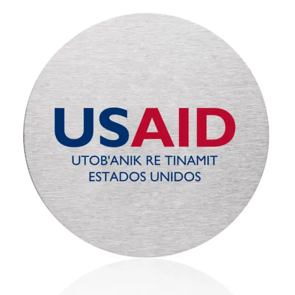 USAID Kiche - Osaka Stainless Steel Round Coasters