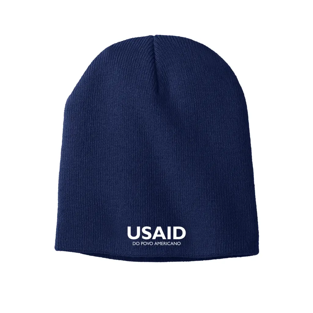 USAID Portuguese Continental - Embroidered Port & Company Knit Skull Cap