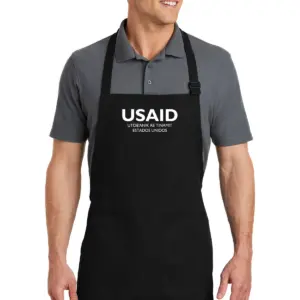 USAID Kiche - Embroidered Port Authority Full Length Apron w/Pouch Pocket