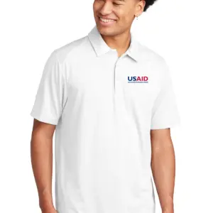 USAID Brazilian Portuguese - Sport-Tek PosiCharge Tri-Blend Wicking Polo