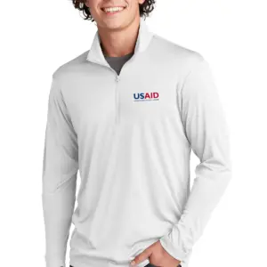 USAID Portuguese - Sport-Tek Men's PosiCharge Competitor 1/4-Zip Pullover Sweatshirt