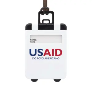 USAID Portuguese Continental - Mini Carry On Luggage Tags