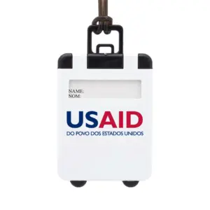 USAID Brazilian Portuguese - Mini Carry On Luggage Tags