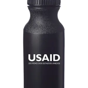 USAID Portuguese - 20 Oz. Custom Plastic Water Bottles