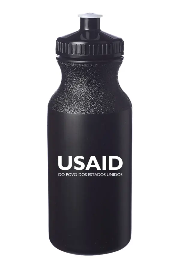 USAID Portuguese - 20 Oz. Custom Plastic Water Bottles