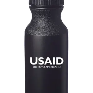 USAID Portuguese Continental - 20 Oz. Custom Plastic Water Bottles