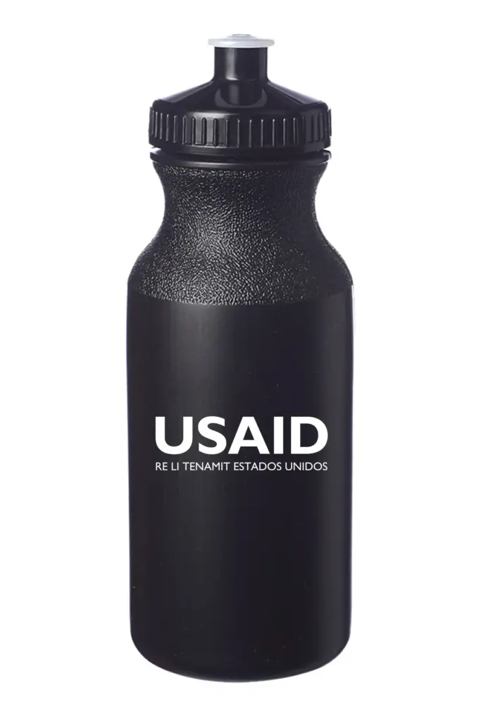 USAID Qeqchi - 20 Oz. Custom Plastic Water Bottles