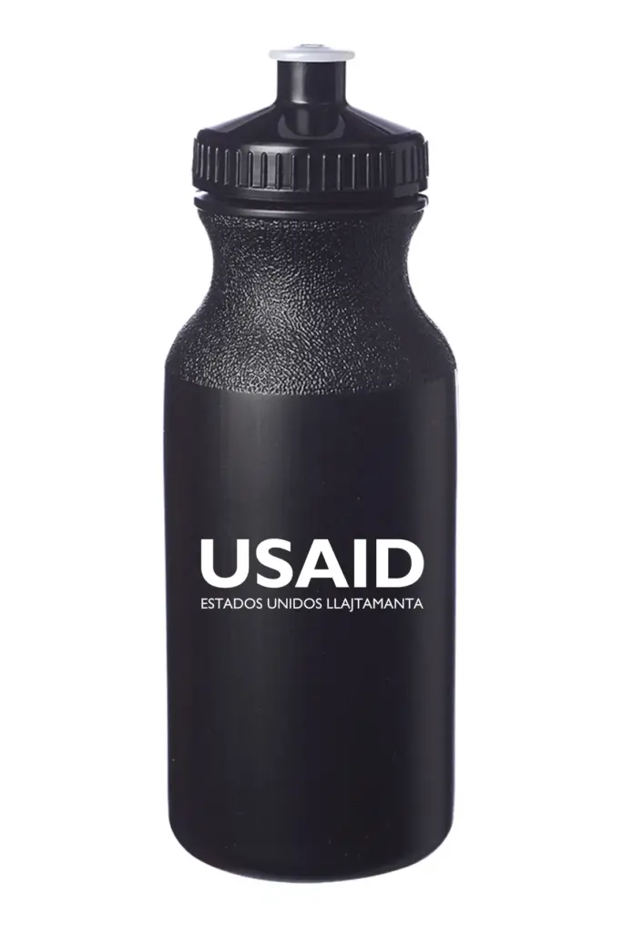 USAID Quechua - 20 Oz. Custom Plastic Water Bottles
