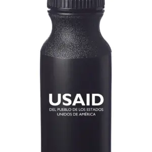 USAID Spanish - 20 Oz. Custom Plastic Water Bottles