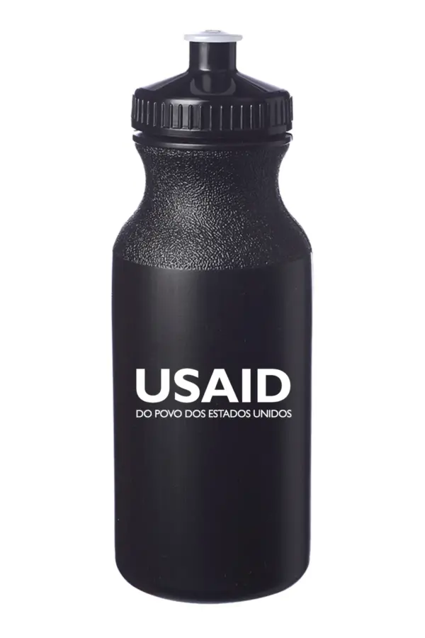 USAID Brazilian Portuguese - 20 Oz. Custom Plastic Water Bottles