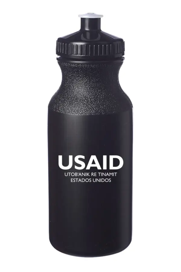 USAID Kiche - 20 Oz. Custom Plastic Water Bottles