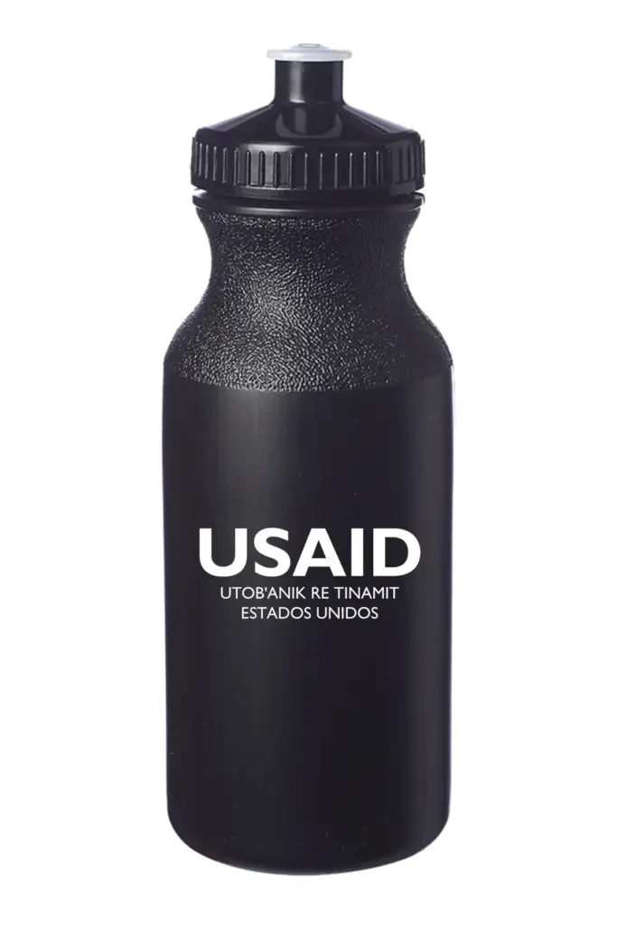 USAID Kiche - 20 Oz. Custom Plastic Water Bottles