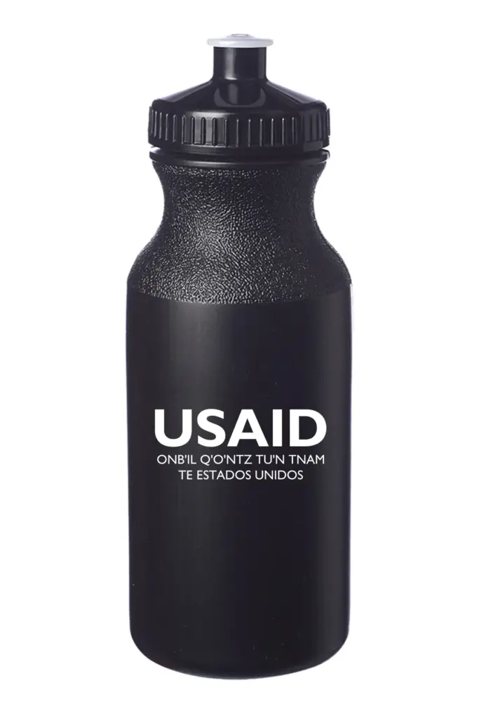 USAID Mam - 20 Oz. Custom Plastic Water Bottles