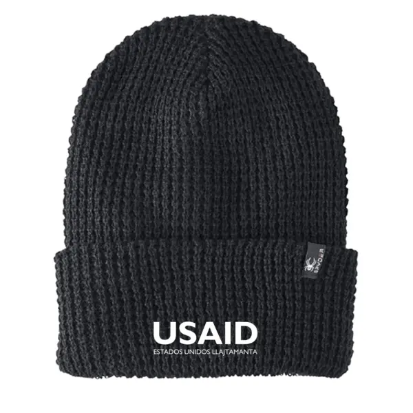 USAID Quechua - Embroidered SPYDER Adult Vertex Knit Beanie