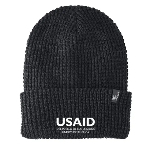 USAID Spanish - Embroidered SPYDER Adult Vertex Knit Beanie