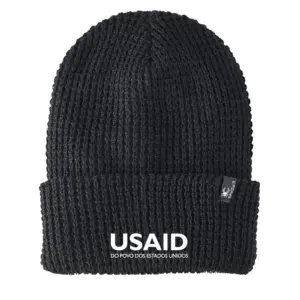 USAID Brazilian Portuguese - Embroidered SPYDER Adult Vertex Knit Beanie